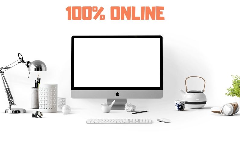 100% ONLINE